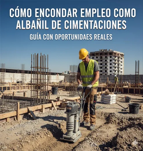 Cómo Encontrar Empleo como Albañil de Cimentaciones - Guía con Oportunidades Reales