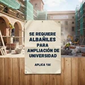 Se Requiere Albañiles para Ampliación de Universidad: Oportunidades Laborales