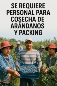Se requiere personal para Cosecha de Arándanos y Packing: Guía Completa para Postular a Trabajos de Temporada